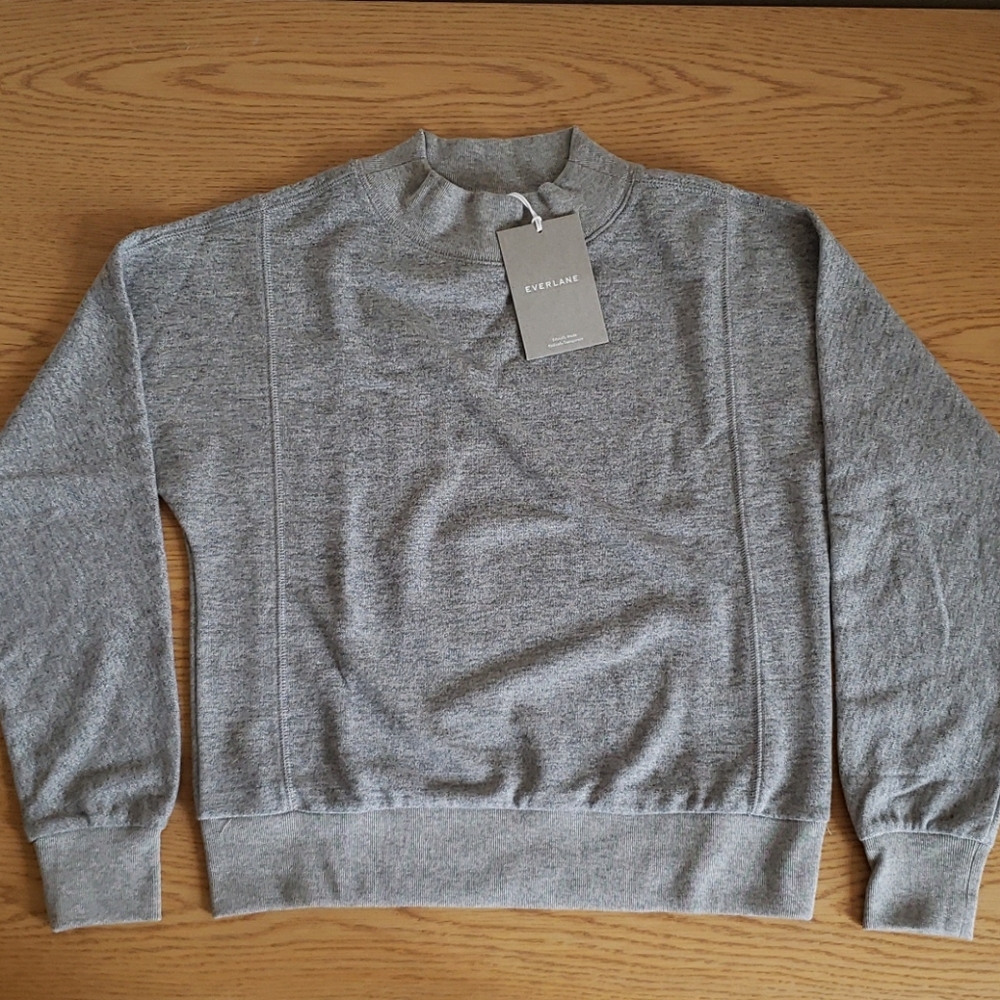 Everlane French Terry Mockneck Sweatshirt XXS